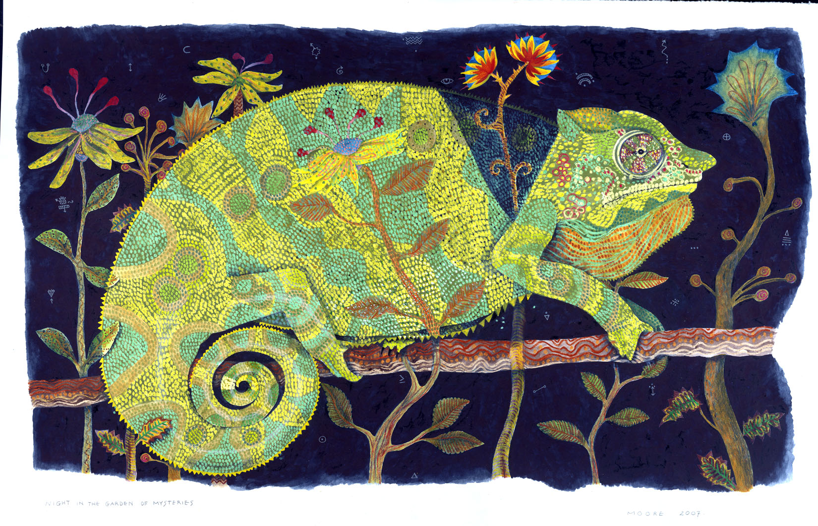 Night in the Garden of Mysteries web